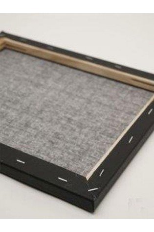 Drobė gruntuota ant porėmio juoda 40x50cm