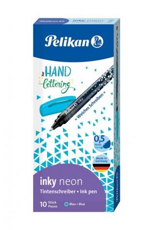 Rašiklis INKY 273 neon mėlynas