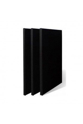 Drobė gruntuota ant porėmio juoda 30x40cm