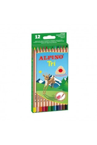 Pieštukai spalvoti ALPINO TRI 12sp