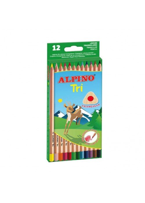 Pieštukai spalvoti ALPINO TRI 12sp