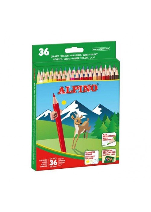 Pieštukai spalvoti ALPINO 36sp