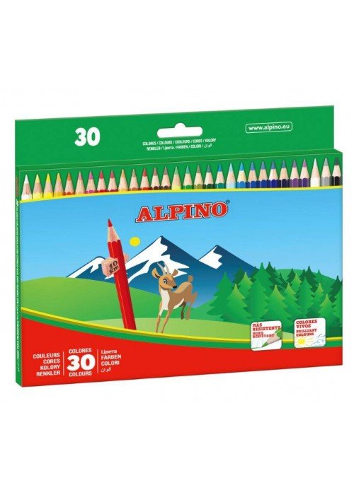 Pieštukai spalvoti ALPINO 30sp