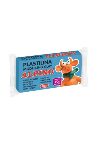 Plastilinas ALPINO 50g šv.mėlynas