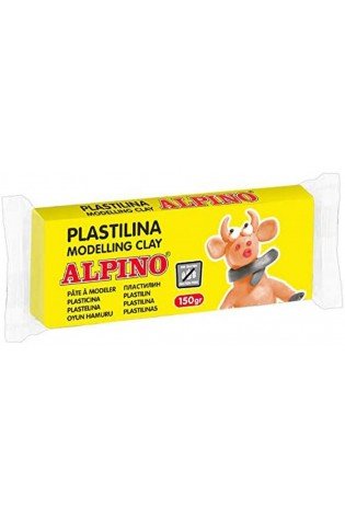 Plastilinas ALPINO 150g šv.geltonas
