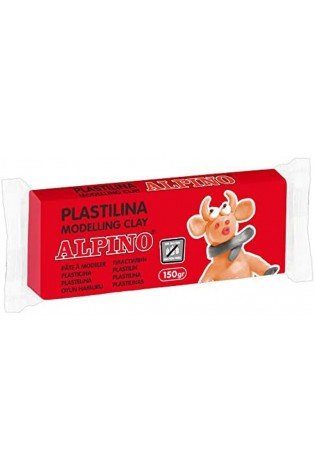 Plastilinas ALPINO 150g raudonas