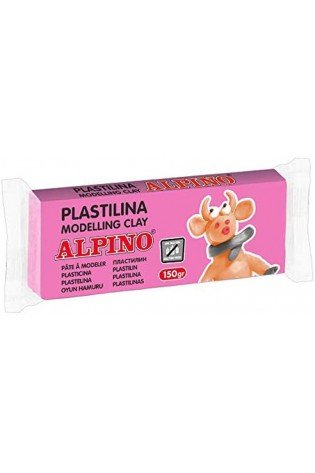 Plastilinas ALPINO 150g rožinis