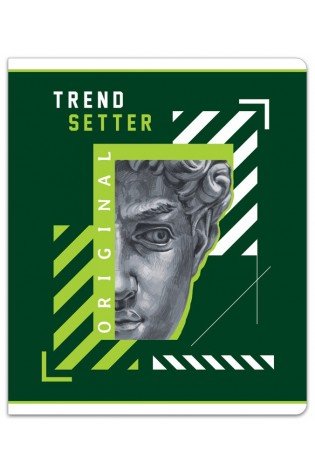 Sąsiuvinis(platus) A5 60lap 80g linija TREND SETTER