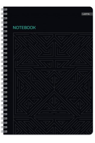 Sąsiuvinis su spirale A5 100lap 70g lang DARK