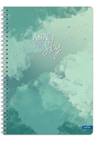 Sąsiuvinis su spirale A5 100lap 70g lang SKY