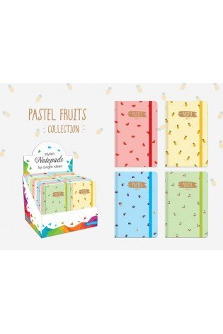 Užrašų knygutė A6 96lap 70g lang PASTEL FRUITS