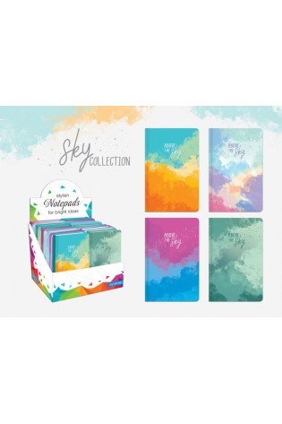Užrašų knygutė A6 96lap 70g lang SKY