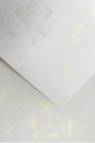 Dekoratyvinis popierius MARMUR A4 auksinis 120g 50lap