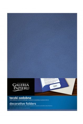 Aplankai A4 10vnt metalizuotos t.mėlynos sp.