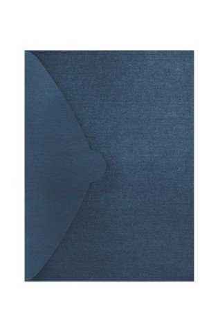 Aplankai-vokeliai A4 5vnt metalic-t.mėlyni