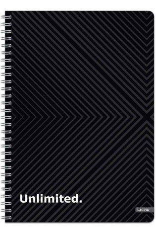 Knyga su spirale A4 80lap 70g lang UNLIMITED