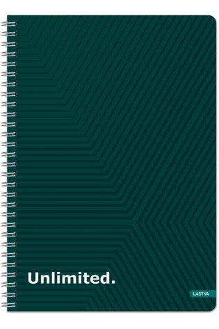 Knyga su spirale A4 80lap 70g lang UNLIMITED