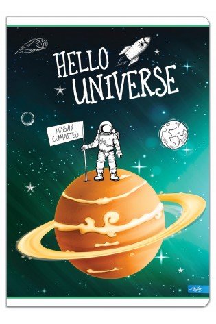 Sąsiuvinis(platus) A5 24lap 80g lin SPACE