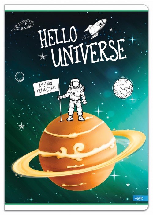 Sąsiuvinis(platus) A5 24lap 80g lin SPACE