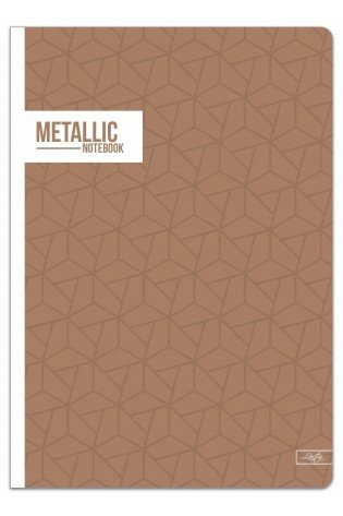 Sąsiuvinis(platus) A5 24lap 80g lang METALLIC