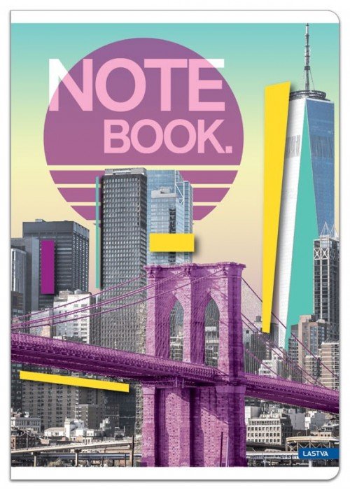 Sąsiuvinis(platus) A5 32lap 80g lin CITY