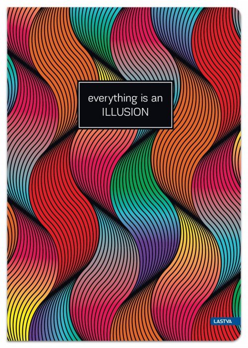 Sąsiuvinis(platus) A5 48lap 80g lang ILLUSION