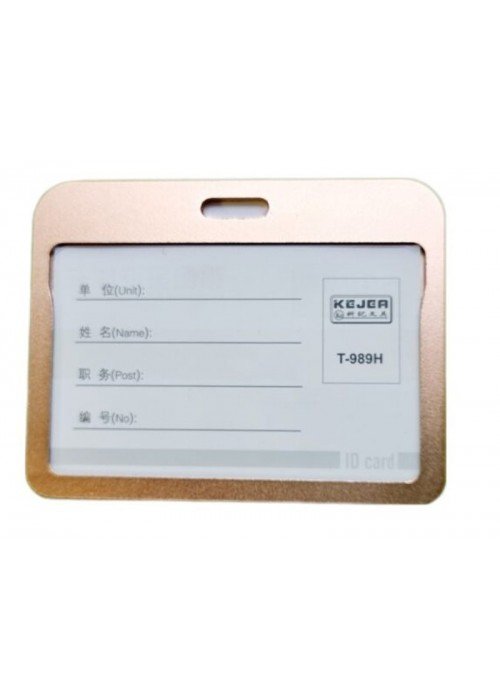 Vardo kortelių dėklas AL 989H 54x85mm auksin.