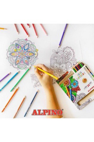 Pieštukai spalvoti ALPINO Color experience 24sp