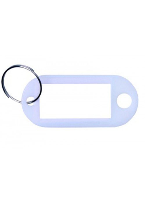 Raktų pakabukai 10vnt balti