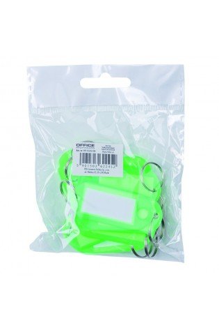 Raktų pakabukai 10vnt žali