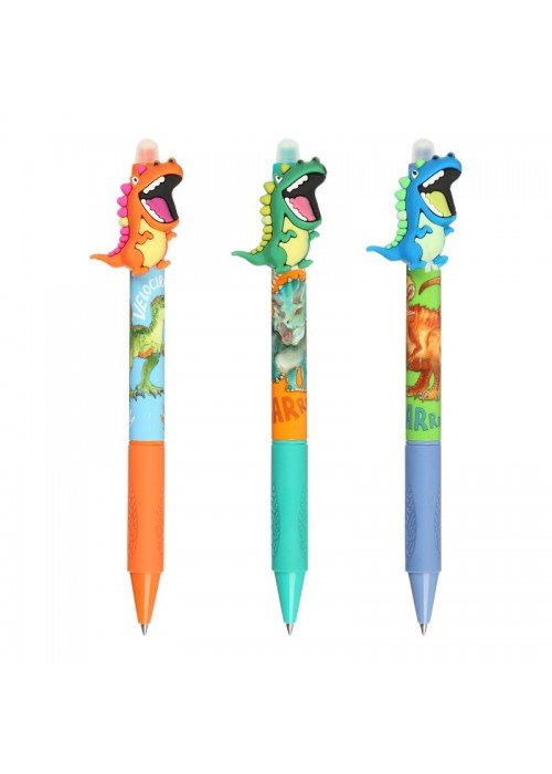 Rašiklis DINO KIDS Line 0.5mm rašau-trinu