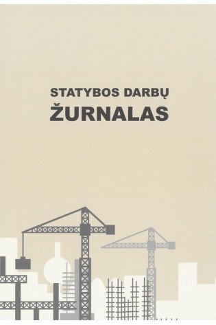 Statybos darbų žurnalas A4
