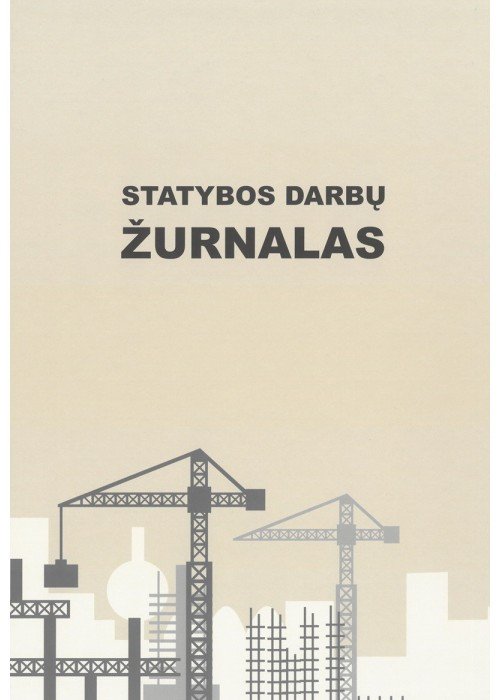 Statybos darbų žurnalas A4