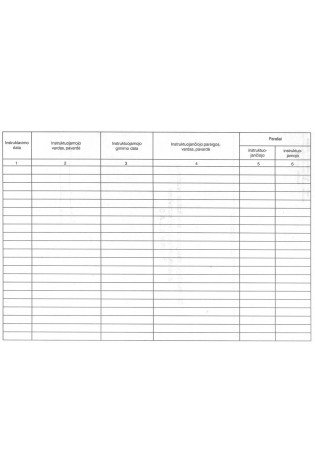 Darb.saug.ir sveik.įvadinių instruktav.reg. žurnalas A4/ 10l