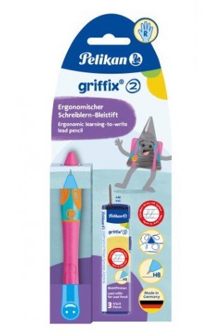 GRIFFIX-2 rinkinys R (piešt.+graf.) rožinis