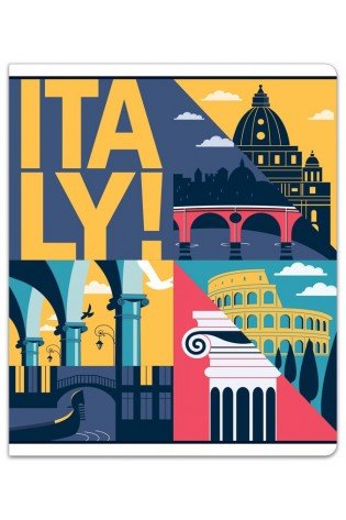 Sąsiuvinis(platus) A5 12lap 80g lang TRAVEL