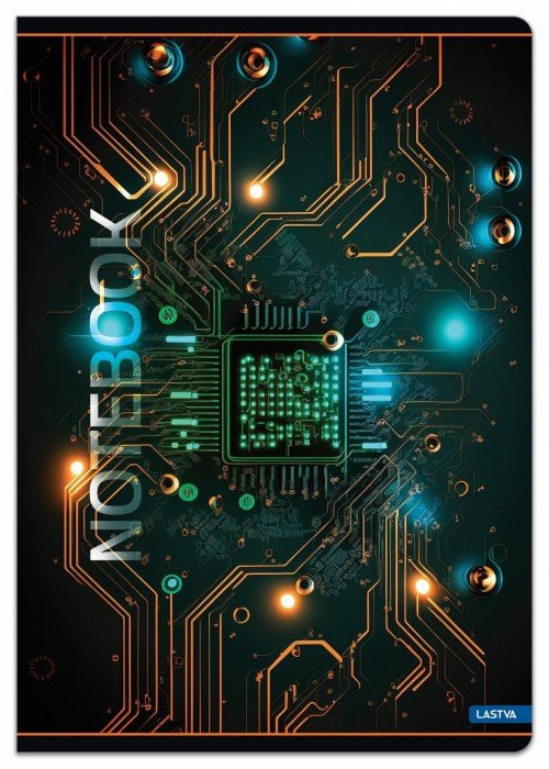 Sąsiuvinis(platus) A5 24lap 80g linija MATRIX