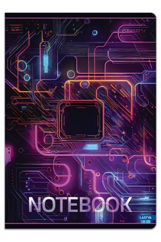 Sąsiuvinis(platus) A5 24lap 80g linija MATRIX