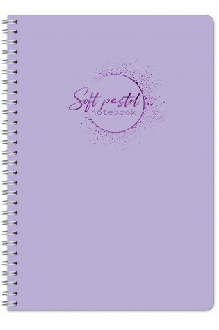 Sąsiuvinis su spirale A4 60lap 70g linija SOFT PASTEL