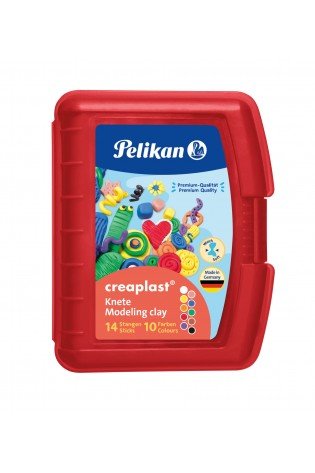 Plastilinas 10sp 240g raudonoje dėžutėje