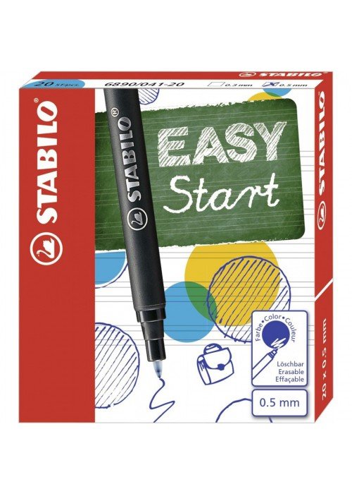 Šerdelės 6890 rašikliui EASYStart 20vnt mėlynos