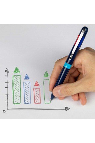 Tušinukas TAKE4 4-ių spalvų, baltu korpusu