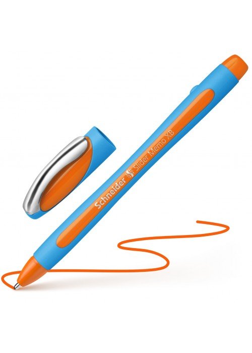 Tušinukas Slider Memo XB oranžinis, oranžiniu-melsvu korpusu
