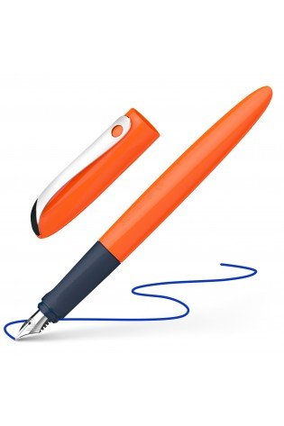 Plunksnakotis Wavy A iridium oranžinis