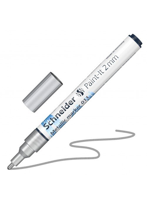 Žymeklis Paint-lt 011 2mm sidabrinis