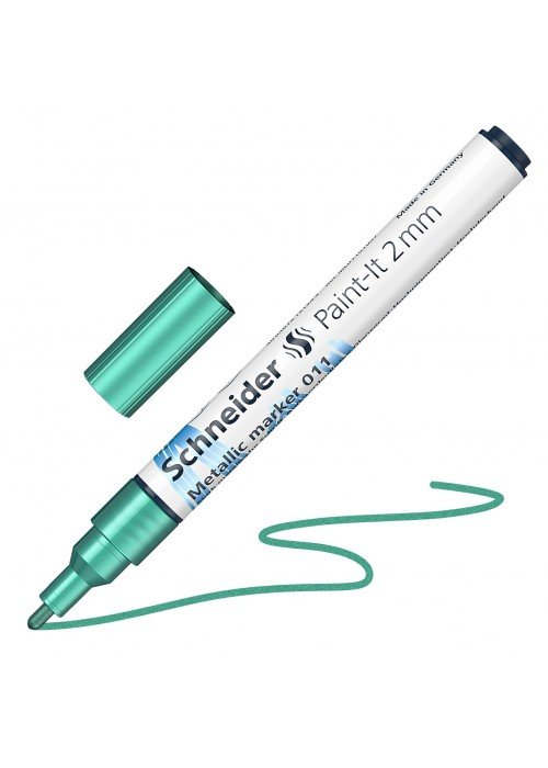 Žymeklis Paint-lt 011 2mm metal.žalias