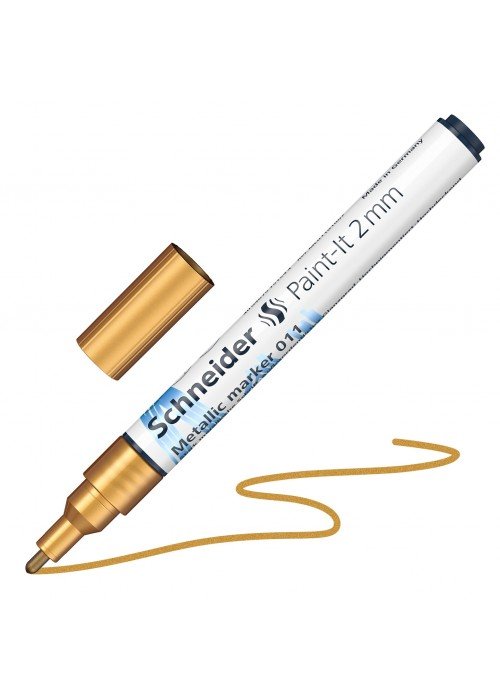 Žymeklis Paint-lt 011 2mm auksinis
