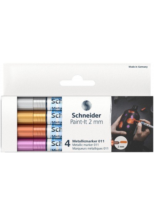 Žymekliai Paint-lt 011 2mm 4vnt mix bls
