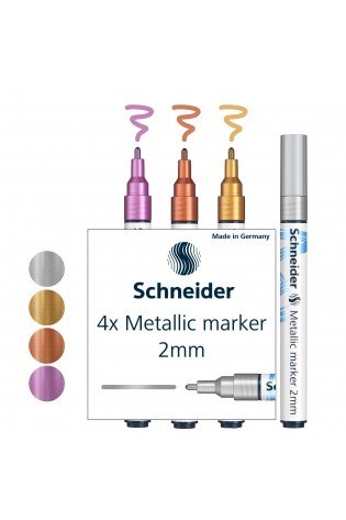 Žymekliai Paint-lt 011 2mm 4vnt mix bls