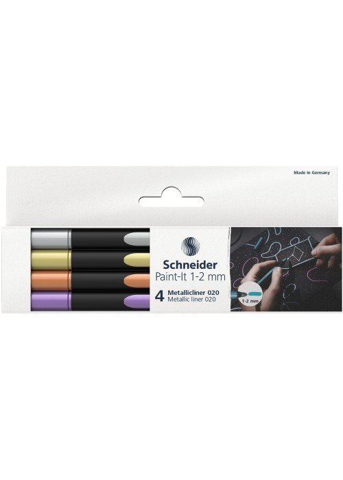 Žymekliai Paint-lt 020 1-2mm 4vnt mix bls
